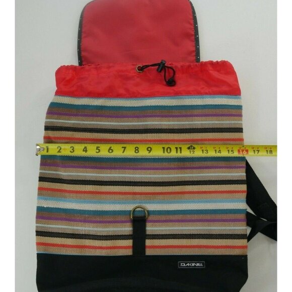 Dakine Bags Ryder 24L Backpack Womens Multicolor Striped Carry All Bag - Picture 4 of 5